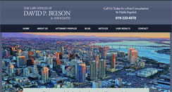 Desktop Screenshot of beeson4law.com